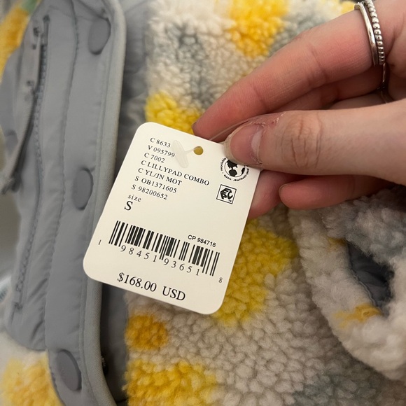 NWT Free People Hit The Slopes Printed Fleece Pullover - Picture 3 of 7